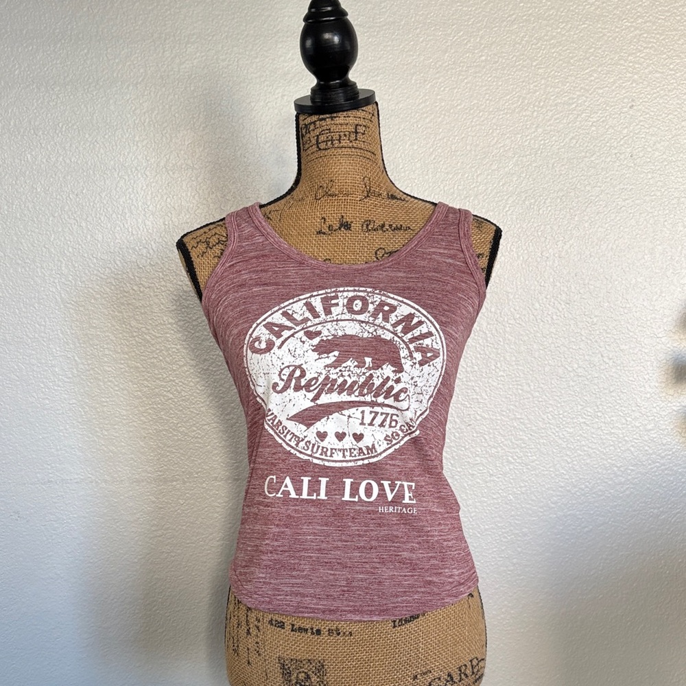 California Republic Racerback Tank Top